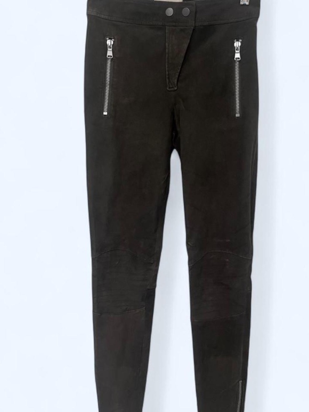 Rebecca Minkoff Olive Green Suede Riding Pant XS
